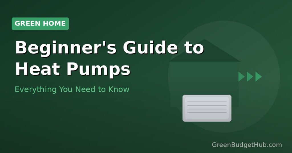 Heat pump unit outside a house — beginner guide to heat pumps