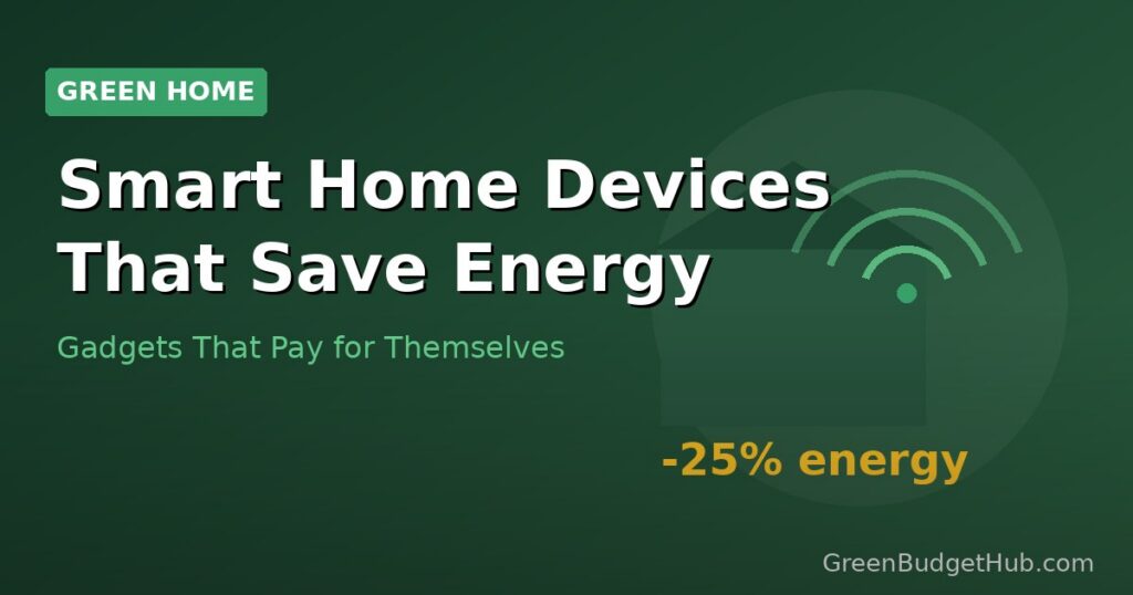 Smart home hub with WiFi signal — energy-saving smart devices that pay for themselves